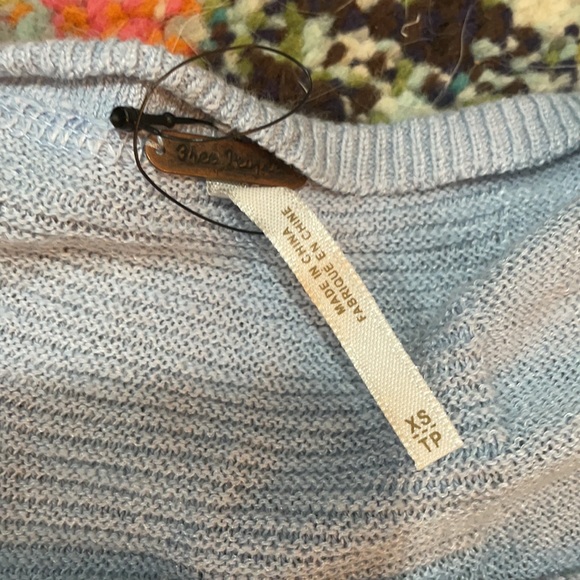 Free people blue sweater - Picture 2 of 3